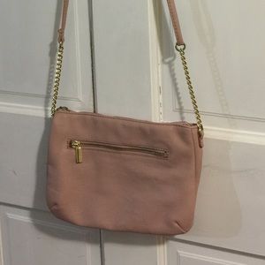 Light pink cross body purse